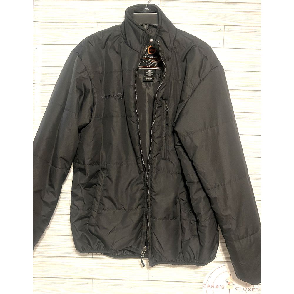 Free‎ Country Coat puffer Jacket Black Size SMALL